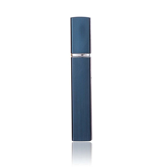 12ml Aluminum Perfume Bottle Metal Discharge Bottle Convenient Travel Square Spray Bottle Blue